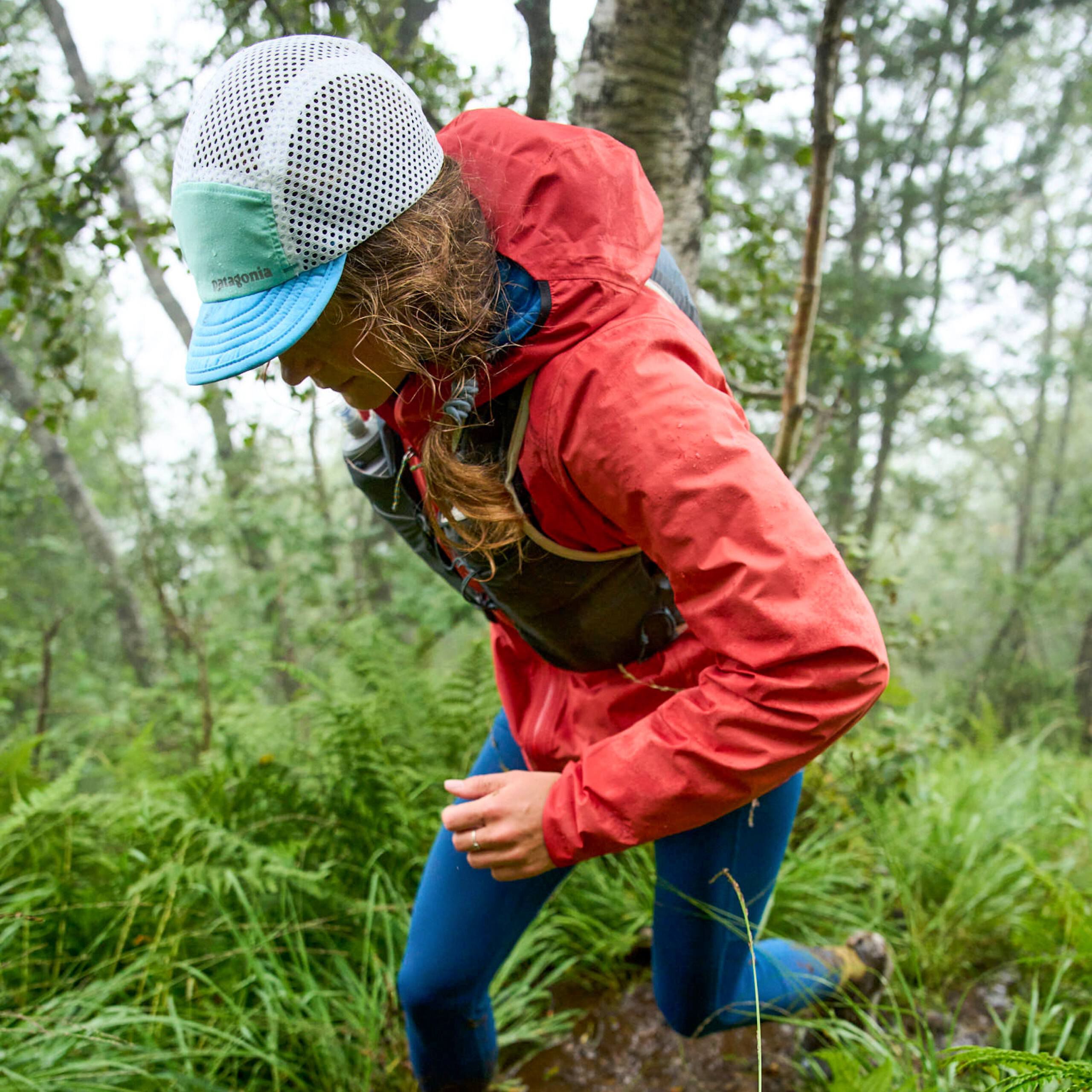 【国内発送】 patagonia スキーウェアセット 紫緑（トレイルランニング スキー